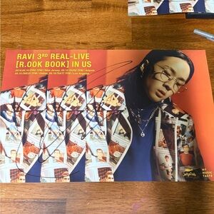 Ravi 3rd Real-live R.OOK BOOK in the US hand signed Posters